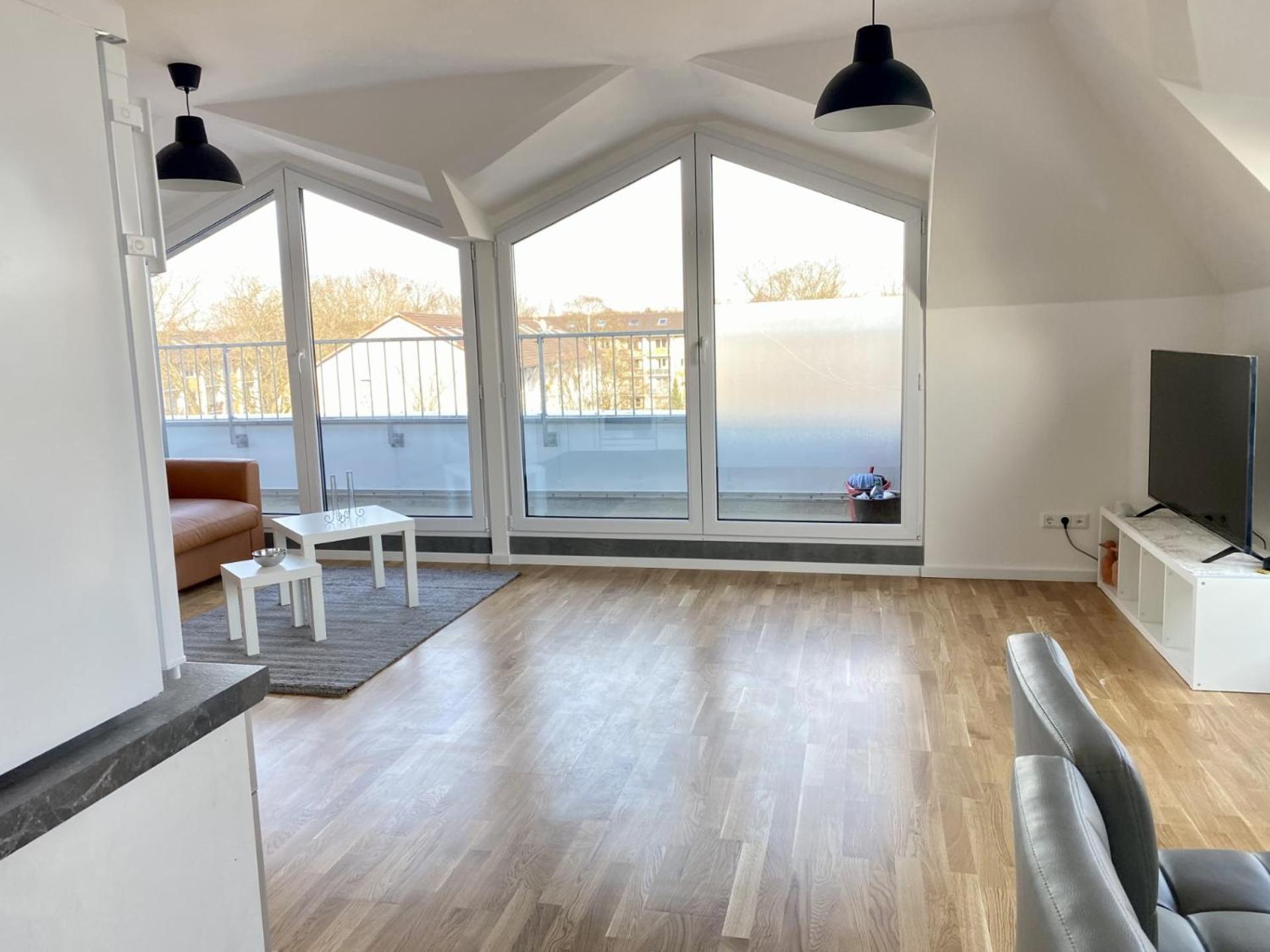 Schoenes Erwachen Im Frankfurter Penthouse Frankfurt am Main Exterior photo